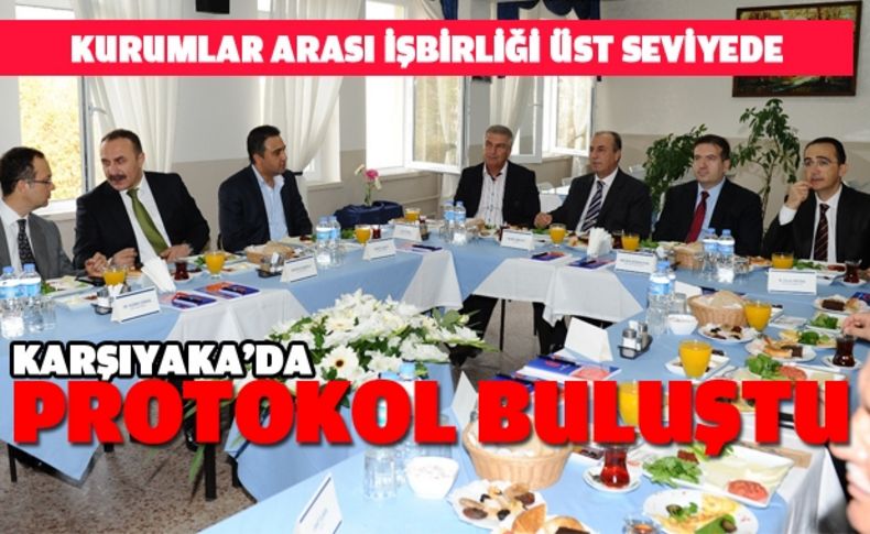 Karşıyaka protokolü kahvaltıda buluştu