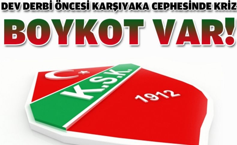 Karşıyaka'da antrenman boykotu
