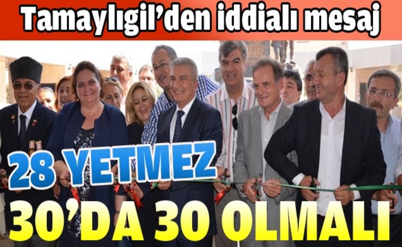 Karşıyaka’da bir açılış klasiği daha…Bu kez Tamaylıgil kurdele kesti