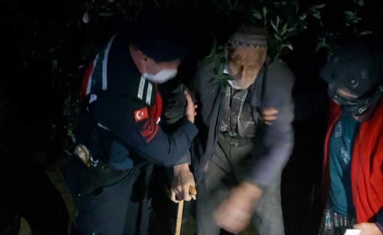 Kaybolan 88 yaşındaki kişiyi jandarma buldu