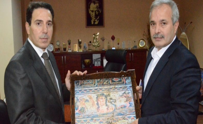 Kaymakam Oral'dan Başkan Özgan'a iade-i ziyaret