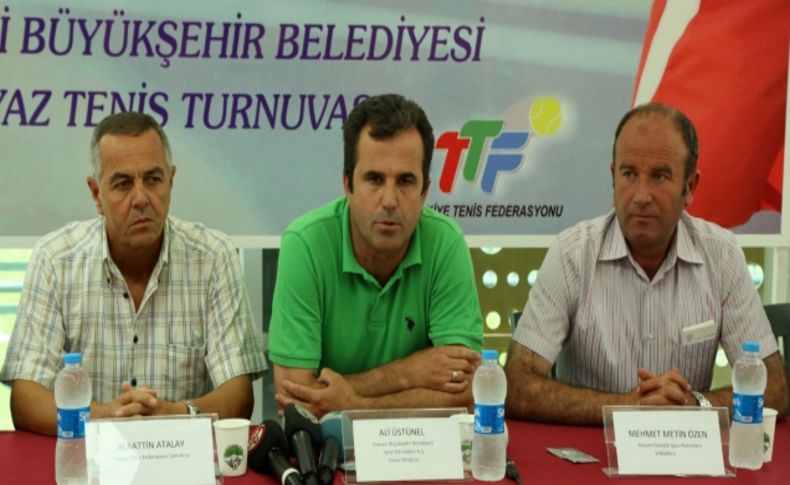 Kayseri Tenis Turnuvası'na ilk kez ev sahipliği yapıyor