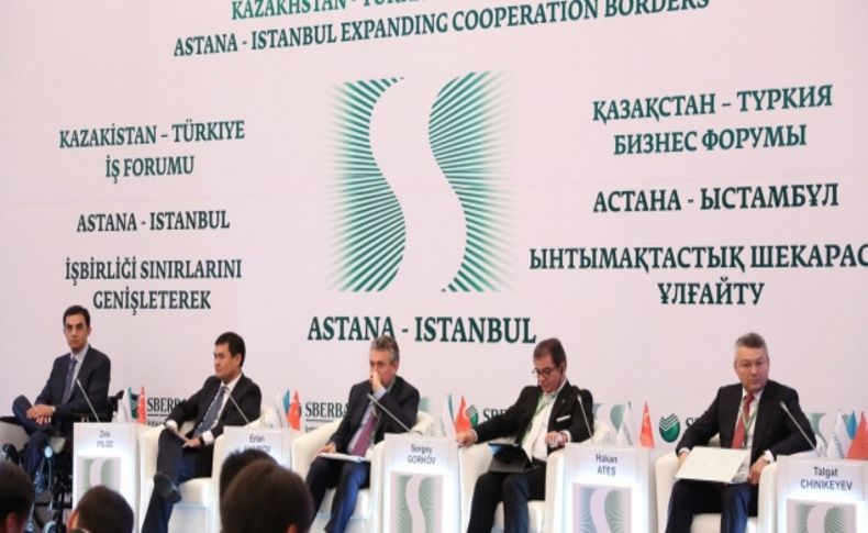 Kazak-Türk İş Forumu'nda 400 işadamı buluştu