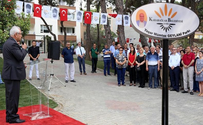 Karabağlar Belediyesi'nden 'Geylani' vefası