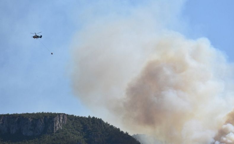 Kemalpaşa'daki orman yangını kontrol altına alındı