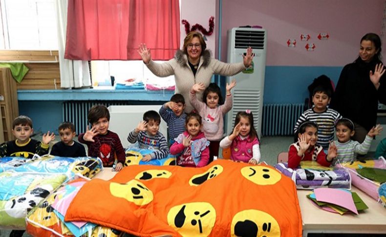 Kendisi küçük sevinci büyük oldu