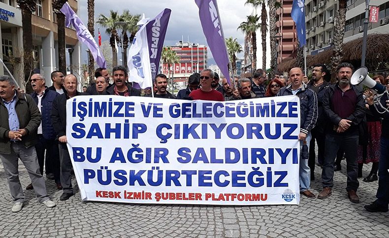 KESK'ten OHAL eylemi