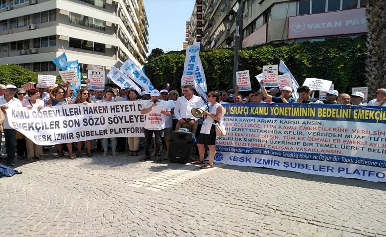 KESK üyelerinden protesto