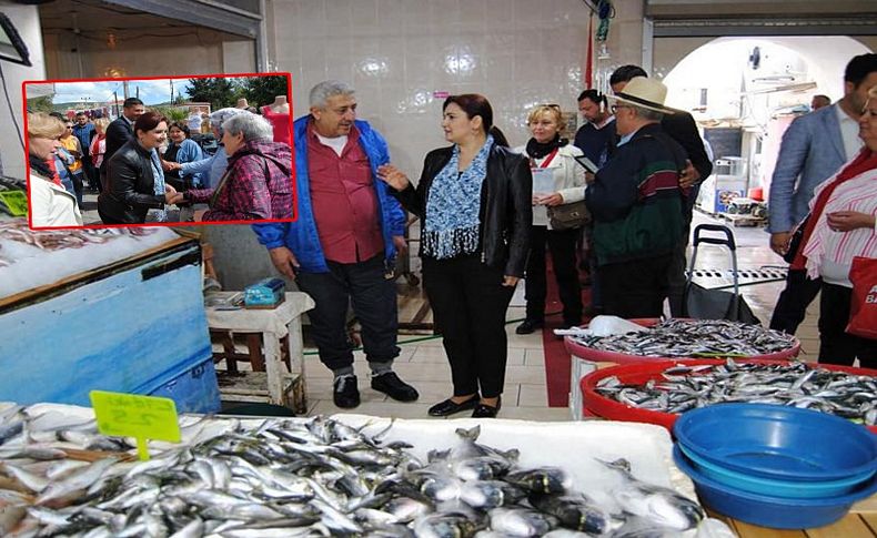 Kılıç, Foça'da seçim çalışmalarına katıldı