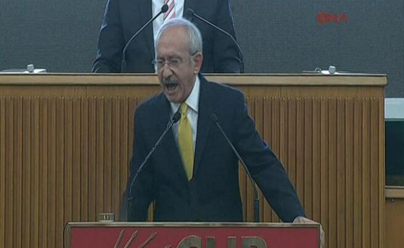 Kılıçdaroğlu kürsüyü yumrukladı - Atın onu dışarı