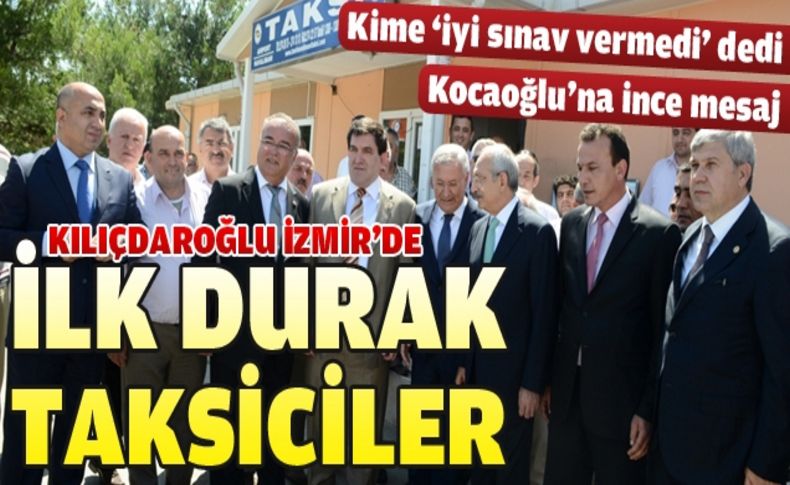 Kılıçdaroğlu'nun iki günlük İzmir turu başladı