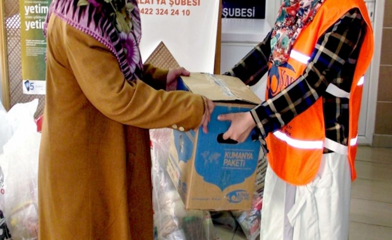 Kimse Yok Mu Derneği'nden ihtiyaç sahiplerine gıda yardımı