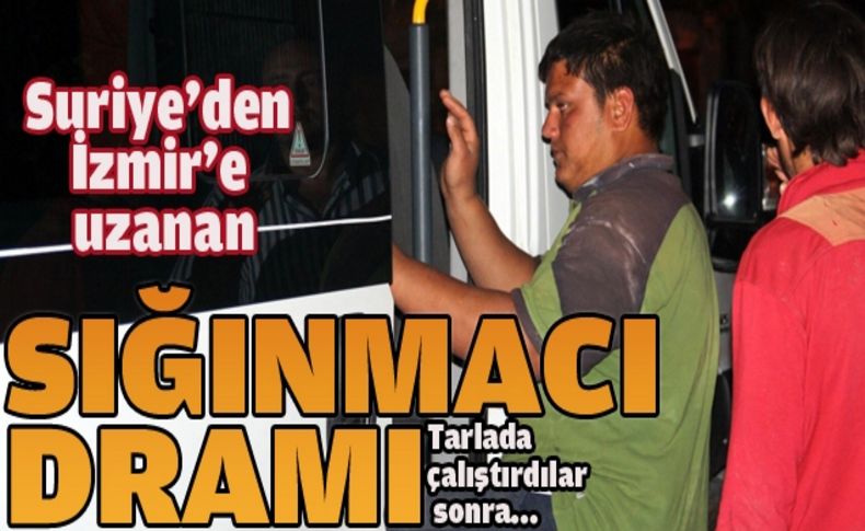 Kınık'ta 17 Suriye'li sığınmacı yakalandı