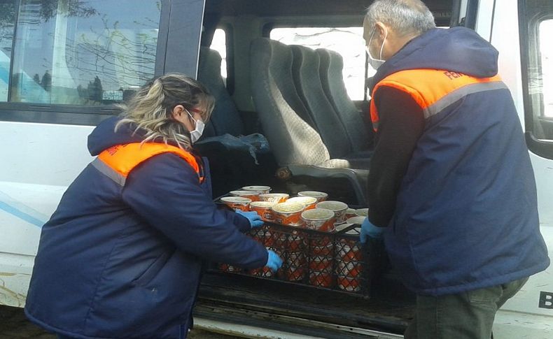 Kiraz Belediyesi’nden salgın günlerinde büyük destek