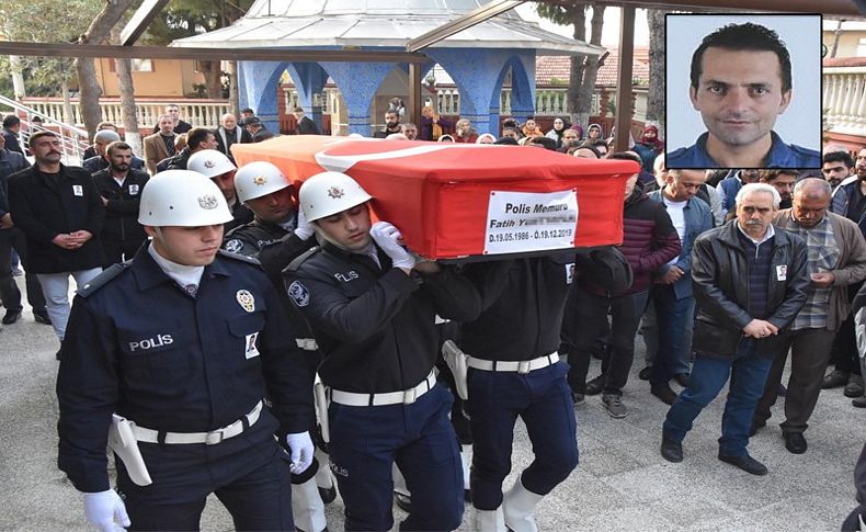 Kız arkadaşının öldürdüğü polis toprağa verildi