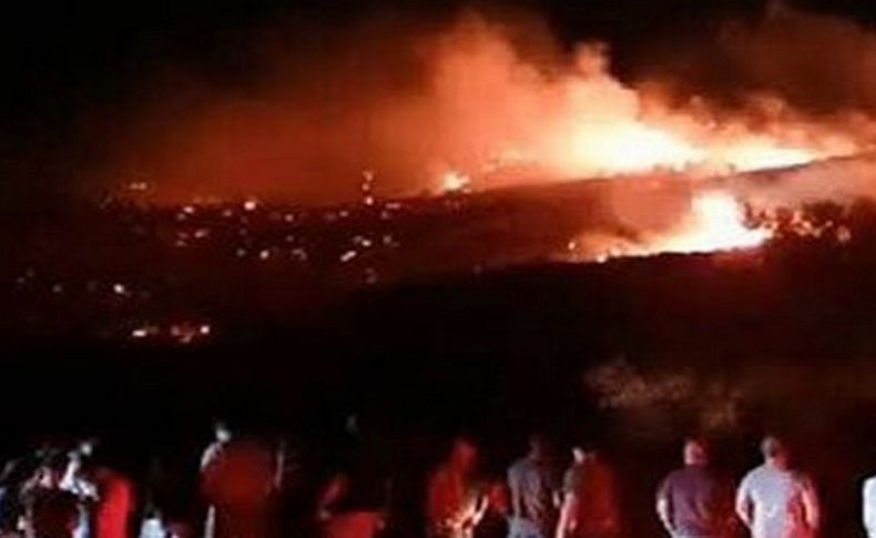 KKTC'de düşen bir cisim sonrası patlama ve yangın
