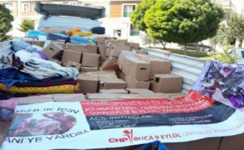 Buca'dan Kobani'ye yardım