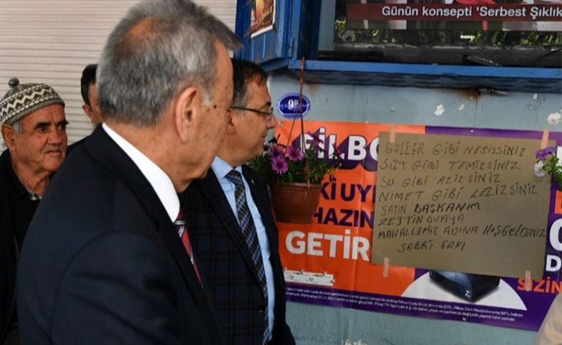 Kocaoğlu'na şiirli karşılama: Su gibi Aziz