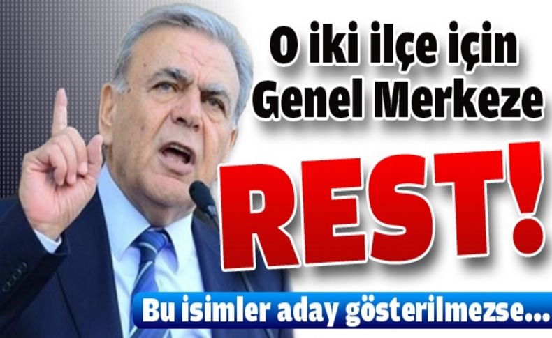 Kocaoğlu’ndan genel merkeze rest!