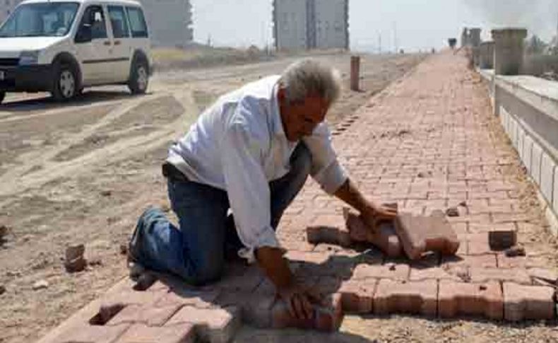Kocasinan 2 bin 400 metre yaya yolu yaptı
