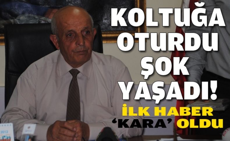 Koltuğa oturduğu anda aldığı ilk haber tutuklama kararı oldu