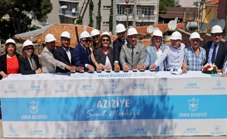 Konak'ta 12'nci semt merkezinin temeli atıldı