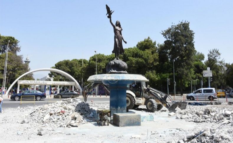Konak Tramvayı'nda meydan mesaisi