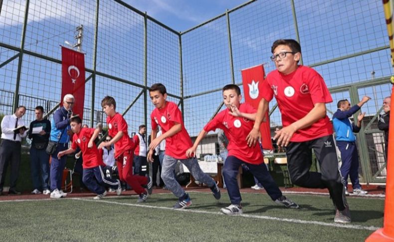 Konaklı çocuklar Aksu için koştu