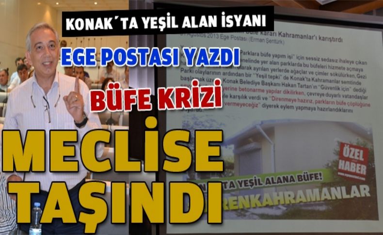 Konak'ta büfe krizi meclise taşındı