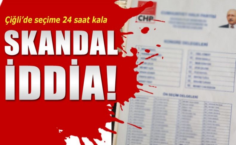 Kongreye saatler kala skandal iddia