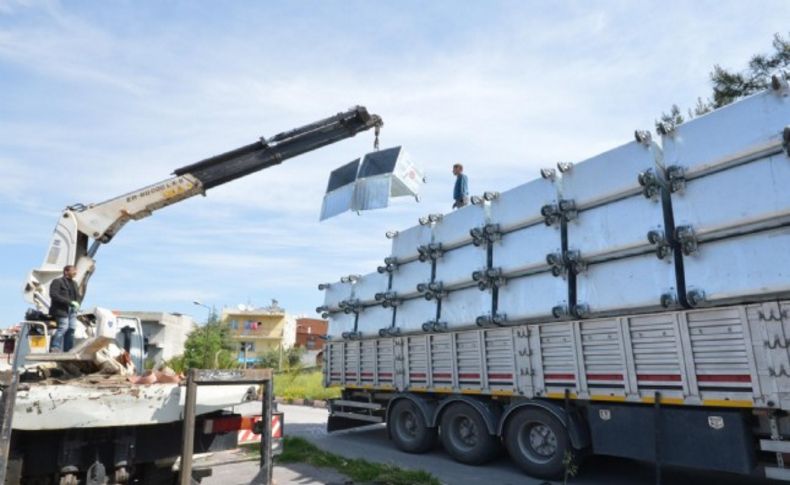 Büyükşehir’den ilçe belediyelere 20 bin konteyner