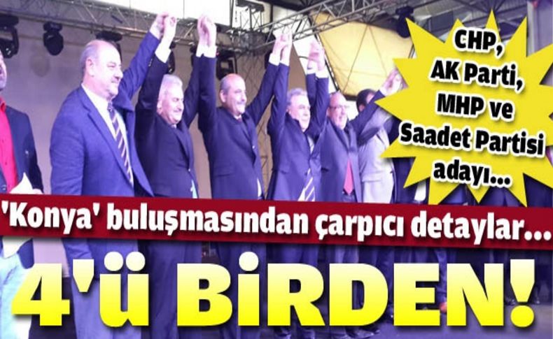 Konya günleri 4 adayı bir araya getirdi
