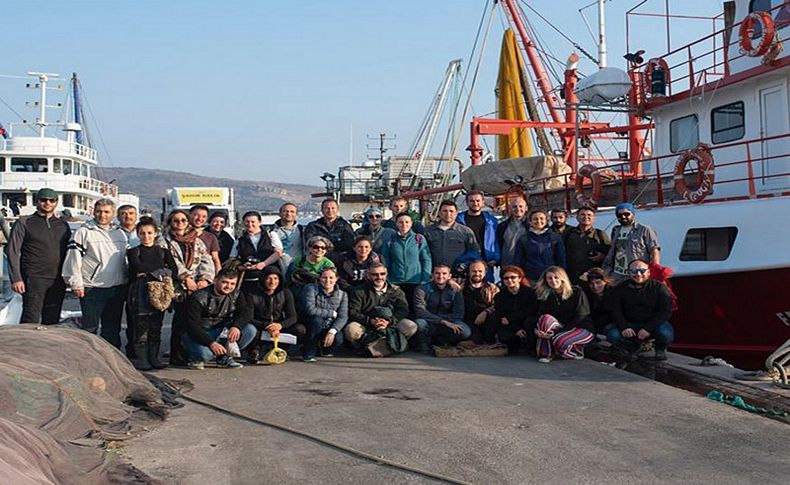 Koruma altındaki deniz canlıları için Foça'da toplandılar