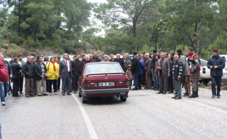 Köylünün taş ocağı tepkisi