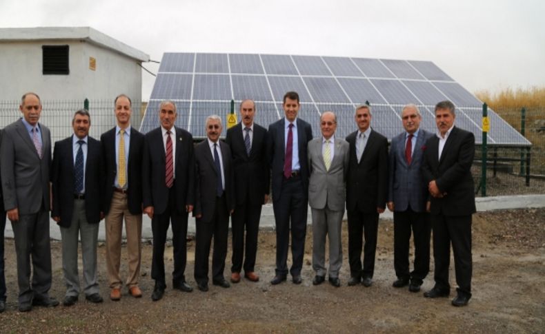 Köyün su ihtiyacı güneş enerjisiyle karşılandı