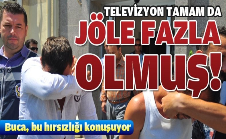 Kuaföre girip jöle ve televizyon çalan şüpheliler yakalandı