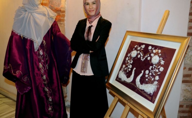 Kursiyerlerin eserleri Ördekli’de sergilendi