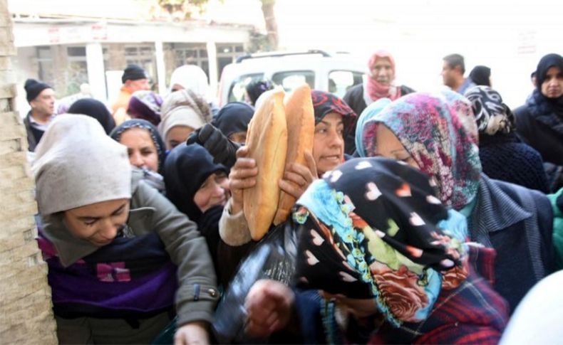 İzmir'in göbeğinde ekmek kavgası!