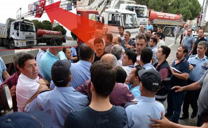 Kuyucak'ta Atatürk takı krizi