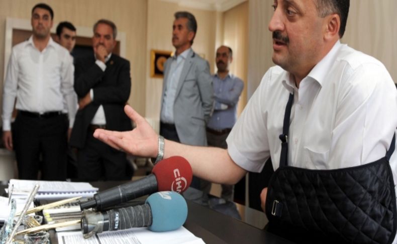 Maganda kurşunu isabet eden Başkan Akgül şikayetçi olmadı