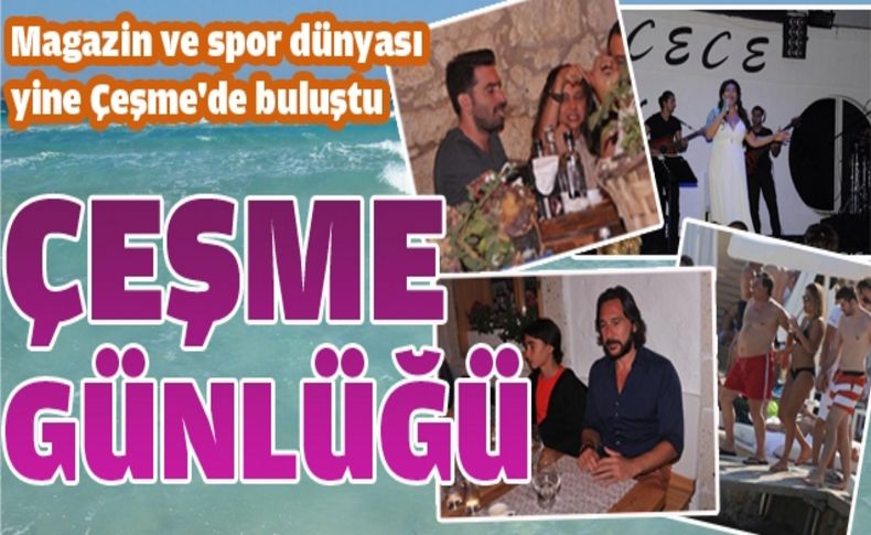 Magazin ve spor dünyası yine Çeşme'de buluştu