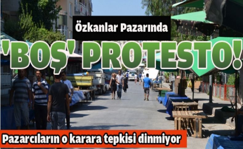 Mahalle pazarının kalkmaması için halk ve pazarcılar eylem yaptı