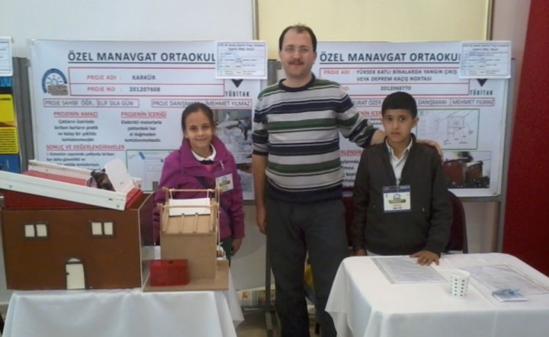Manavgat Koleji'nin 'Yangın Anında Binayı Güvenli Terk Projesi' birinci oldu
