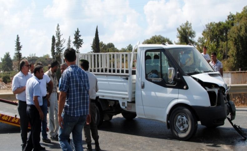 Manavgat'ta trafik kazası: 2 yaralı