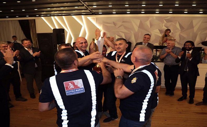 Mandencilerin yarışını Çayeli kazandı