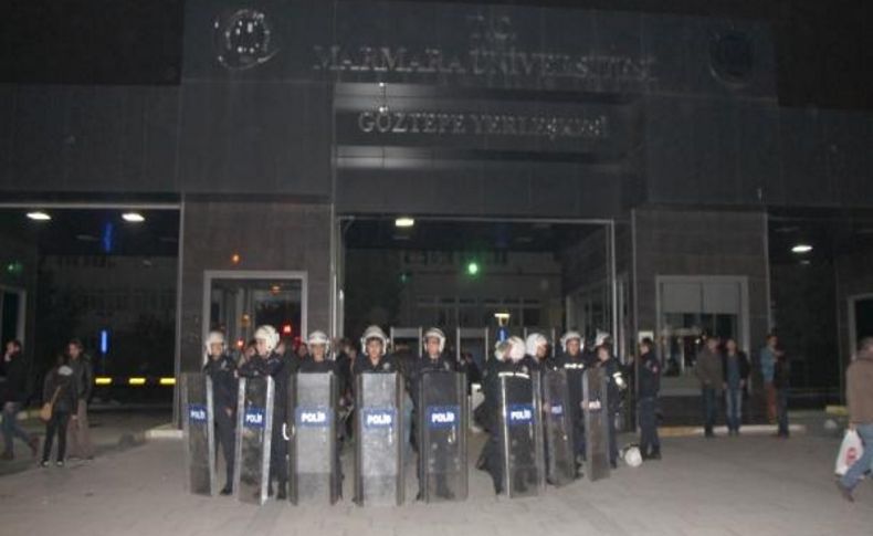 Marmara Üniversitesi'nde Kavga
