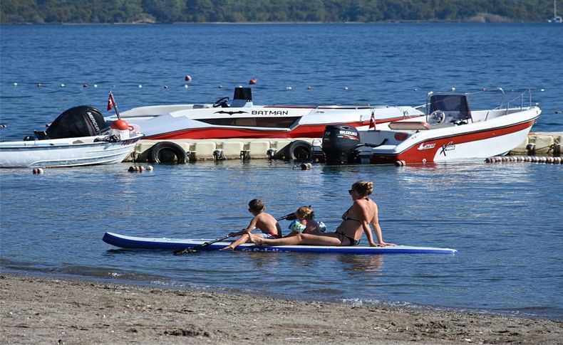 Marmaris'te deniz keyfi