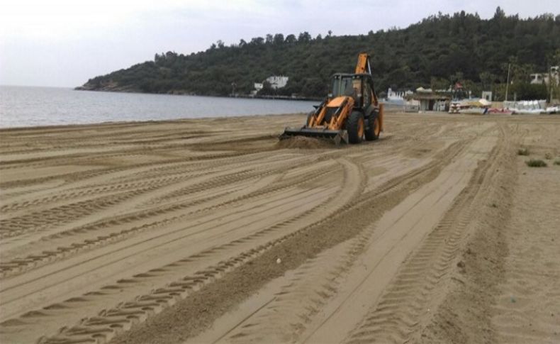 Menderes sahilleri yaza hazır