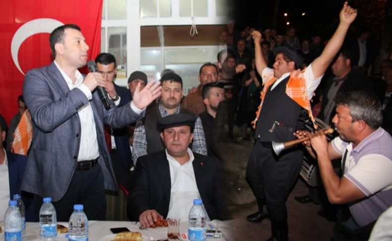 Menderes'te davullu zurnalı 'evet' mesaisi
