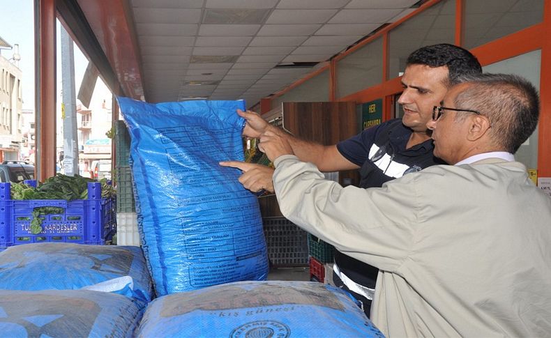 Menderes’te odun, kömür denetimi